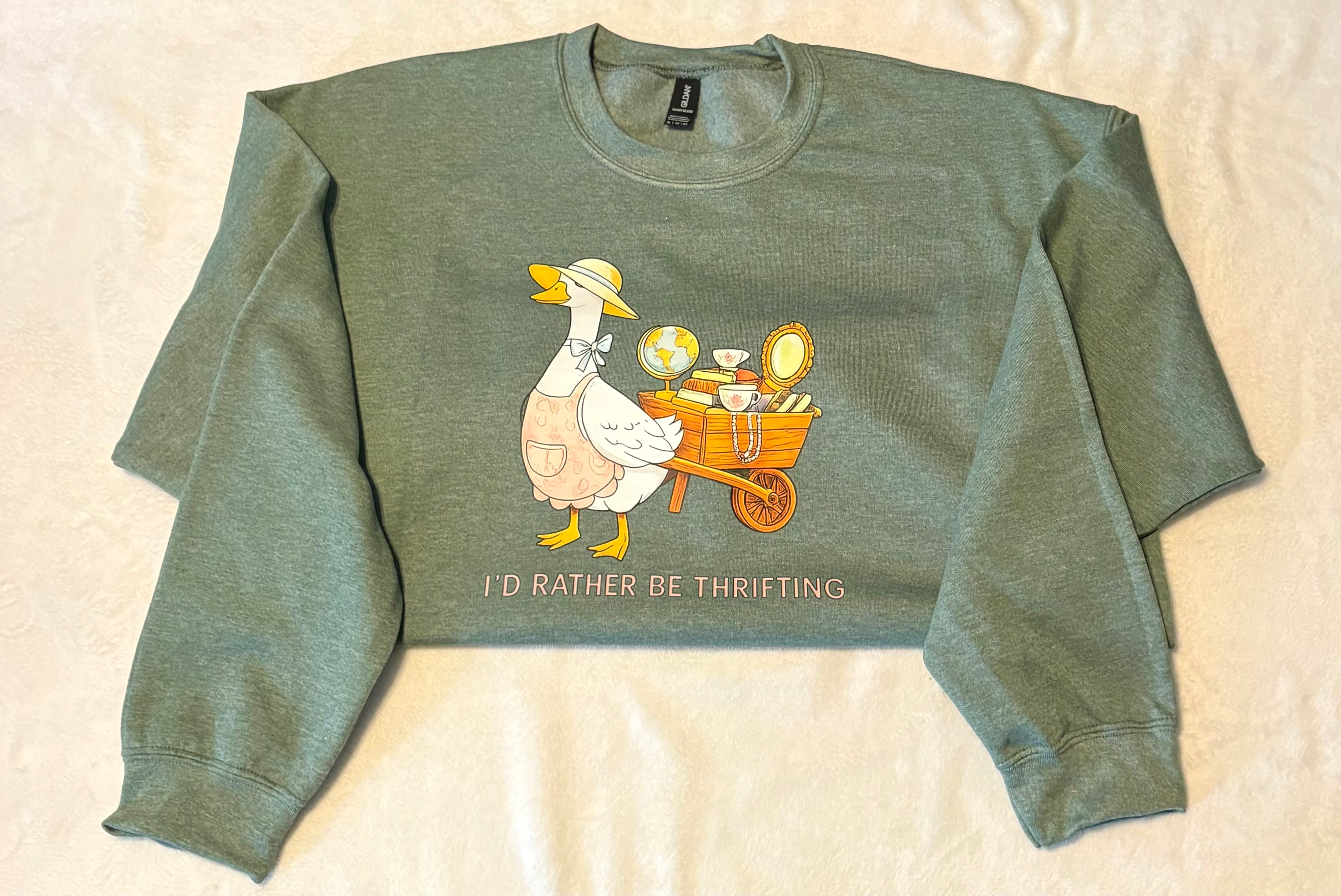 I'd Rather be Thrifting Sweatshirt