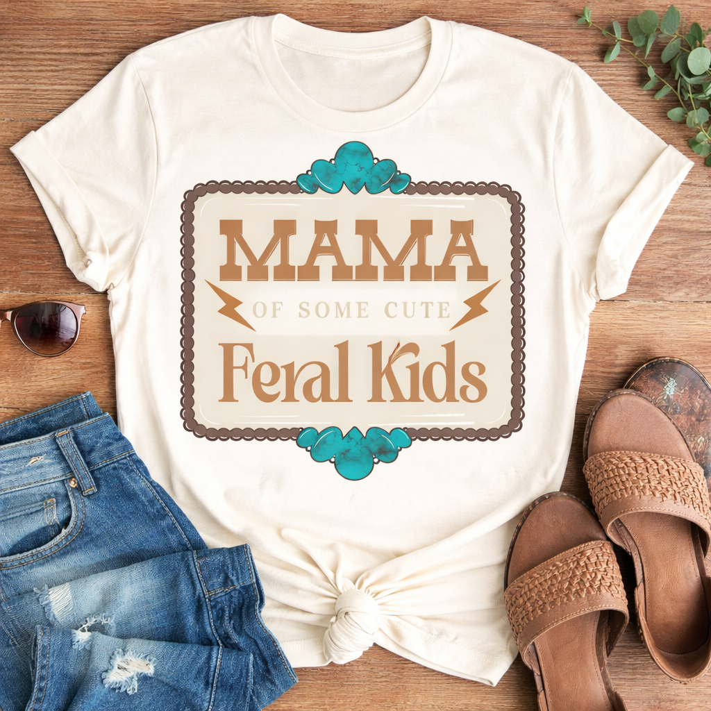 Mama of some cute feral kids T-Shirt